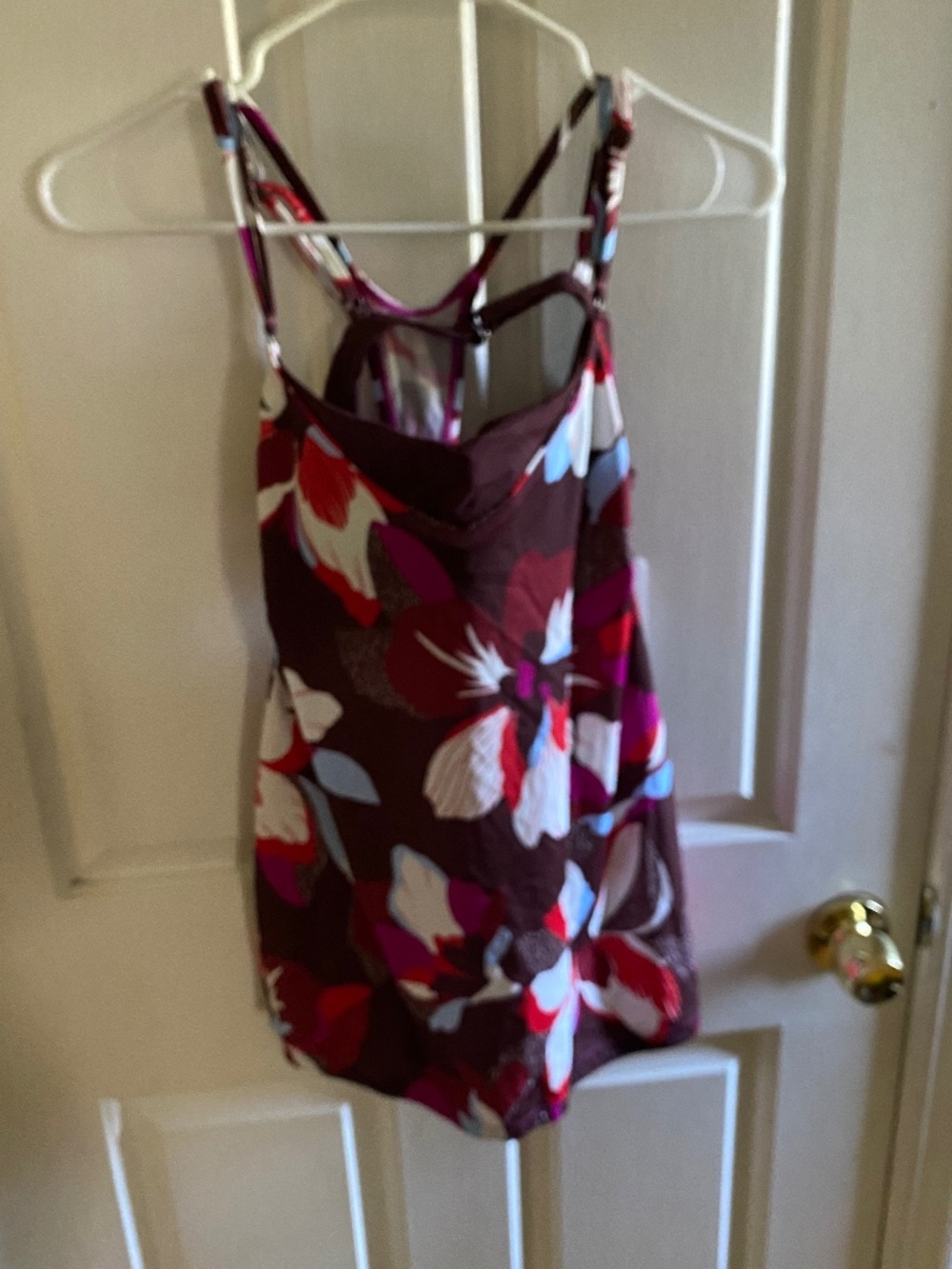 Pretty flowered bathing suit too